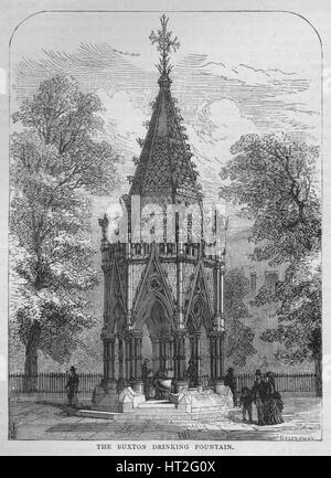 Il Buxton Fontanella, Westminster, London, c1870 (1878). Artista: sconosciuto. Foto Stock