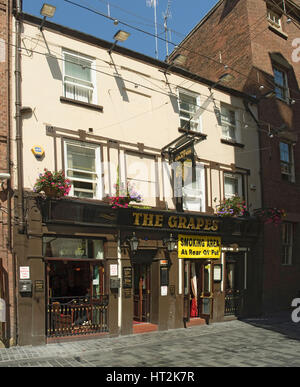 Le uve pub di Mathew Street Liverpool. Foto Stock