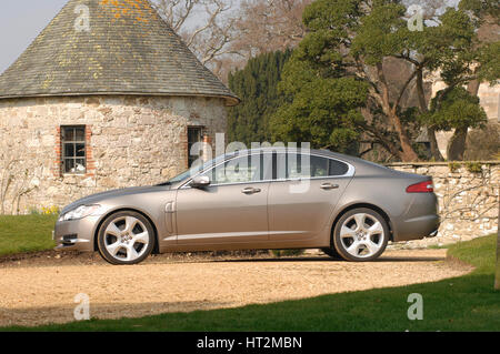 2008 Jaguar XF SV8: Artista sconosciuto. Foto Stock