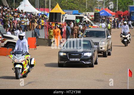 Ghana - Celebrando 60 anni di indipendenza per la dominazione britannica. Foto Stock