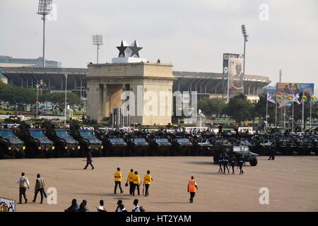 Ghana - Celebrando 60 anni di indipendenza per la dominazione britannica. Foto Stock