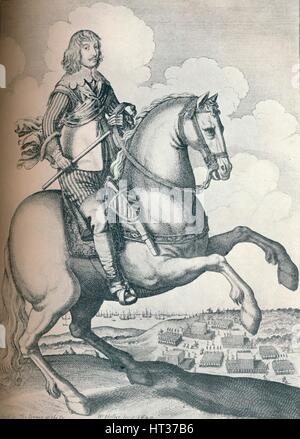 "Algernon Percy, decimo conte di Northumberland', 1640. Artista: Wenceslaus Hollar. Foto Stock