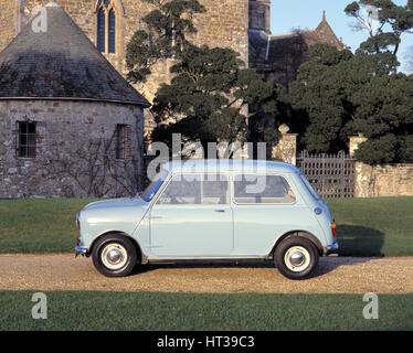 1959 Austin sette mini. Artista: sconosciuto. Foto Stock