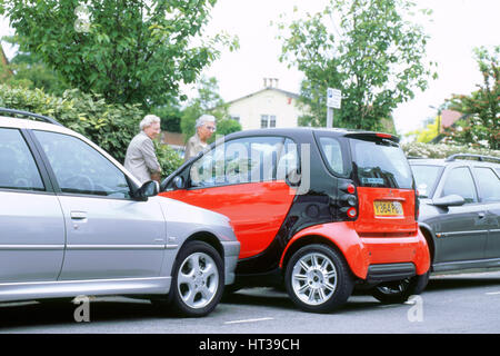 2001 Smart Auto. Artista: sconosciuto. Foto Stock