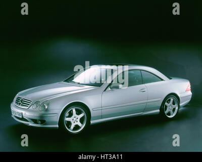 2001 Mercedes Benz CL 55 AMG V8. Artista: sconosciuto. Foto Stock