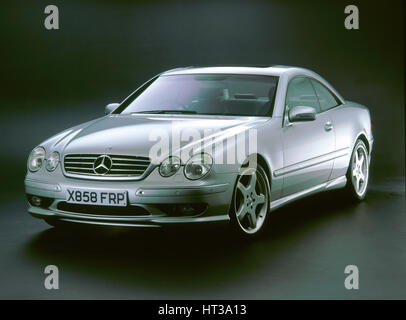 2001 Mercedes Benz CL 55 AMG V8. Artista: sconosciuto. Foto Stock