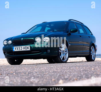 2003 Jaguar X tipo Sport station wagon. Artista: sconosciuto. Foto Stock