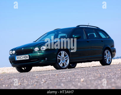 2003 Jaguar X tipo Sport station wagon. Artista: sconosciuto. Foto Stock