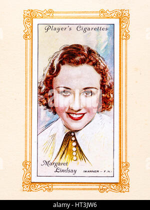 Margaret Lindsay, 1934. Artista: sconosciuto. Foto Stock