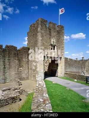 Farleigh Hungerford castello, c1990-2010. Artista: sconosciuto. Foto Stock