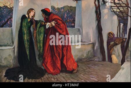 'O Mistress Mine, dove sei in roaming?', 1899 (c1940). Artista: Edwin Austin Abbey. Foto Stock