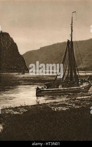 "Rhein. Vicino al Loreley', 1931. Artista: Kurt Hielscher. Foto Stock