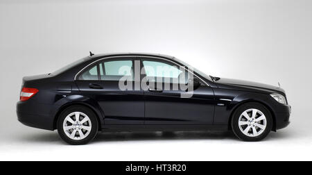 2009 Mercedes Benz C200: Artista sconosciuto. Foto Stock