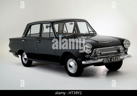 1962 Ford Consul Cortina Deluxe: Artista sconosciuto. Foto Stock