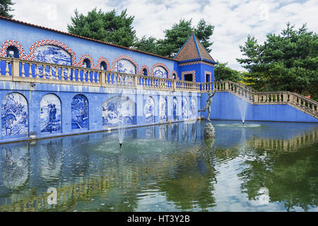 Landgraaf, Paesi Bassi - Luglio 12, 2016: Palacio dos Marchesi de Fronteira a Lisbona è stato la fonte di ispirazione per questo giardino e una galleria di immagini. Foto Stock