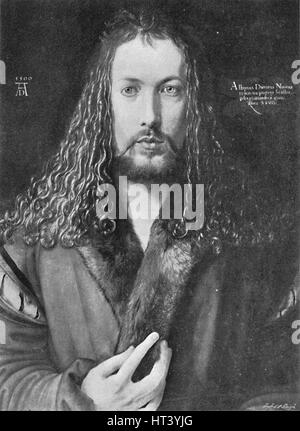 'SELF-portrait", 1500, (1906). Artista: Albrecht Dürer. Foto Stock