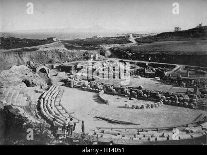 "Cartagine. L'Anfiteatro', C1913. Artista: Charles JS Makin. Foto Stock