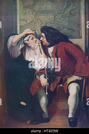 "Una scena di Tristram Shandy ("Uncle Toby e la Vedova Wadman')', 1829-30, (c1915). Artista: Charles Robert Leslie. Foto Stock