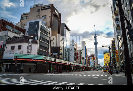 Tokyo, Giappone - 12 Novembre 2013 : Tokyo Skytree è una radiodiffusione e torre di osservazione a Sumida, Tokyo Foto Stock