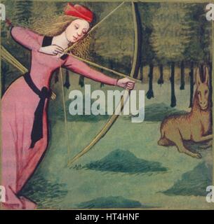 "Zenobie - Reine de Palmyre', 1403, (1939). Artista: Master di Berry's Cleres Femmes. Foto Stock