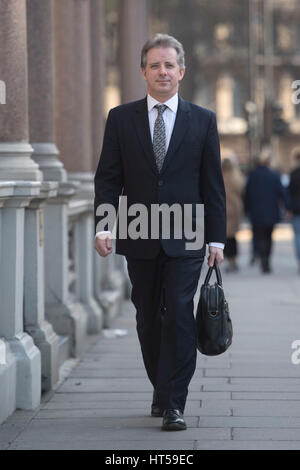 PABest Christopher Steele, ex MI6 agente che set-up Orbis Business Intelligence e compilato un dossier su Donald Trump, a Londra dove ha parlato con i media per la prima volta. Foto Stock