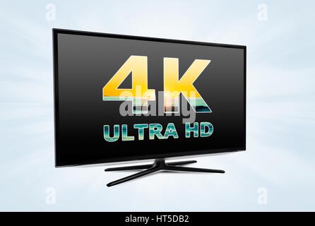 Ultra high definition tv digitale la tecnologia dello schermo Foto Stock