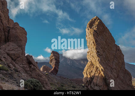 In Tenerife. Parco Nazionale di Teide. Foto Stock