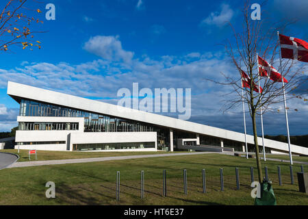 Moesgard Museum, Hojbjerg vicino a Aarhus, Europea città culturale nel 2017, Nord dello Jutland, Danimarca, Europa Foto Stock