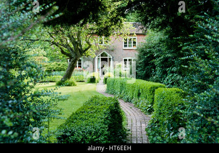 Percorso del giardino. Foto Stock