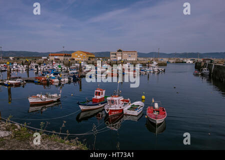 Il comune di Porto do Son comprende una raccolta di città costiere ed i villaggi nel "Ria de Muros e Noia", compresa la città di Porto do S Foto Stock