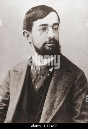 Henri Marie Raymond de Toulouse Lautrec Monfa, 1864 - 1901. Artista francese, printmaker, disegnatore e illustratore. Fotografia di Paolo Sescau, 1858 - 1926, fotografo professionista e amico del Lautrec. Foto Stock