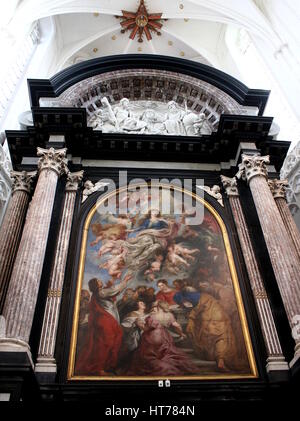 Peter Paul Rubens - Assunzione della Vergine Maria (De hemelvaart van Maria, 1626), la Cattedrale di Nostra Signora, Anversa, Belgio Foto Stock