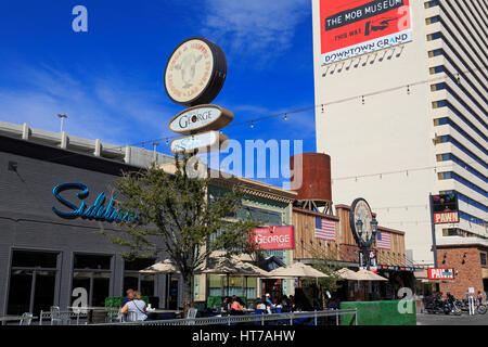 North 3rd Street, Quartiere Centrale, Las Vegas, Nevada, STATI UNITI D'AMERICA Foto Stock