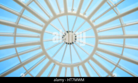 Blue motion blur texture di sfondo. Abstract gli effetti di luce delle vetrate di un otturatore a bassa velocità e una lunga esposizione shot. Foto Stock