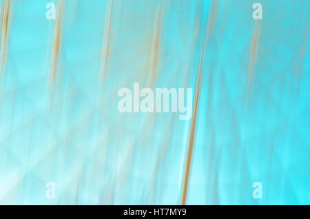 Blue motion blur texture di sfondo. Abstract gli effetti di luce delle vetrate di un otturatore a bassa velocità e una lunga esposizione shot. Foto Stock