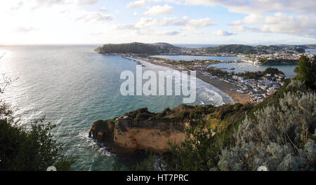 Faro di Capo Miseno, spiaggia miseno, medmar Foto Stock