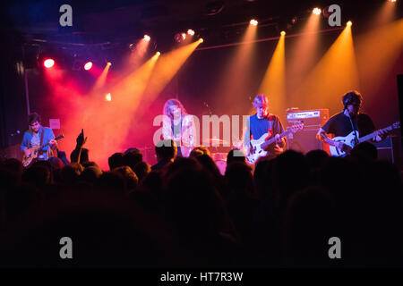 Londra, Regno Unito. 7 Mar, 2017. Il Orwells eseguire sul palco a Scala, a Londra, il 07 marzo 2017 a Londra, Inghilterra. Credito: Michael Jamison/Alamy Live News Foto Stock