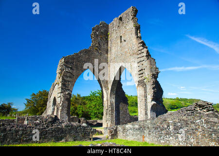 Talley Abbey, vicino a Llandeilo, Carmarthenshire, Wales, Regno Unito Foto Stock