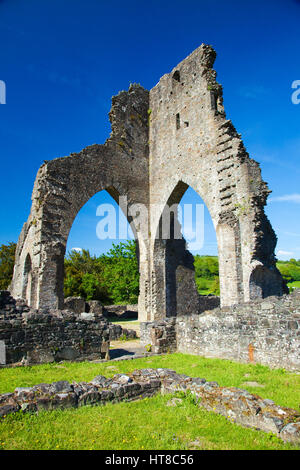 Talley Abbey, vicino a Llandeilo, Carmarthenshire, Wales, Regno Unito Foto Stock