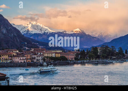 Menaggio, sulla sponda occidentale del Lago di Como, Regione Lombardia, Italia Foto Stock