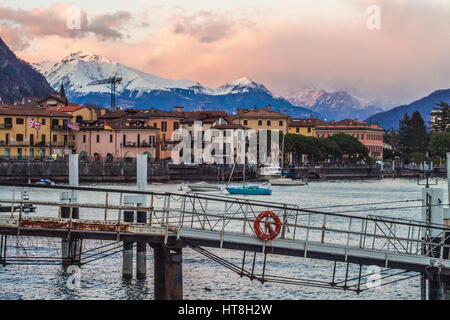 Menaggio, sulla sponda occidentale del Lago di Como, Regione Lombardia, Italia Foto Stock