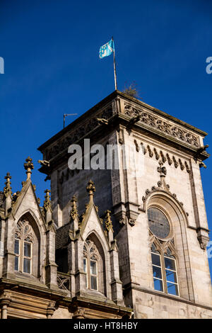 La Camera di Commercio è un fiammingo grado neogotico un edificio situato lungo Panmure Street a Dundee, Regno Unito Foto Stock