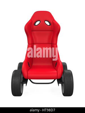 Sport sedile auto isolato Foto Stock