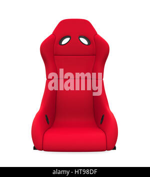 Sport sedile auto isolato Foto Stock