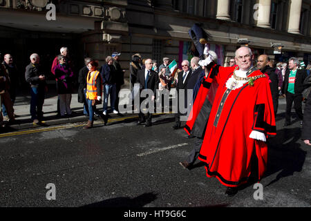 13/03/2011 Festival irlandese di parade , Manchester . Foto Stock