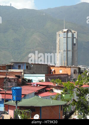 Baraccopoli, Venezuela, Caracas, San Agustin Foto Stock