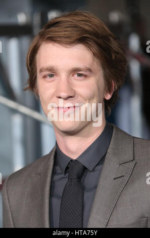 Hollywood, CA. 08 Mar, 2017. Thomas Mann, a Premiere della Warner Bros Foto' 'Kong: l'isola di Skull' Al Dolby Theater In California il 08 marzo 2017. Credito: Fs/media/punzone Alamy Live News Foto Stock