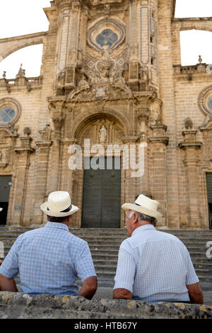 Cattedrale di San Salvador, Jerez de la Frontera, la provincia di Cadiz Cadice, Andalusia, Spagna, Europa Foto Stock