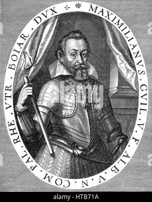 Massimiliano I, 1573 - 1651, duca di Baviera e principe elettore del Sacro Romano Impero Foto Stock