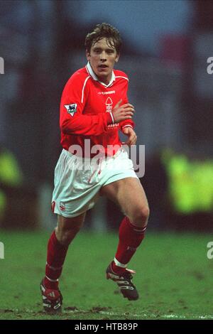 ALAN ROGERS Nottingham Forest FC 18 Gennaio 1999 Foto Stock